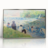Study of Bathers by Georges Seurat - Modern Art Prints for Wall Decor