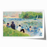 Study of Bathers by Georges Seurat - Modern Art Prints for Wall Decor