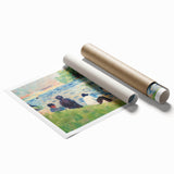 Study of Bathers by Georges Seurat - Modern Art Prints for Wall Decor