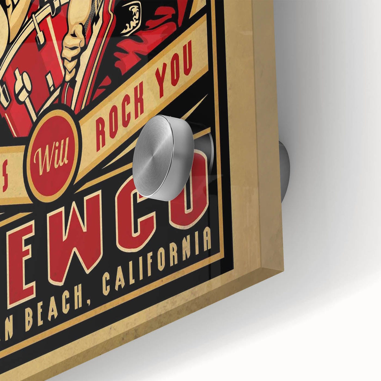 The White Stripes Brewco Concert Poster - Manhattan Beach