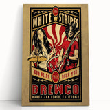 The White Stripes Brewco Concert Poster - Manhattan Beach