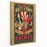 The White Stripes Brewco Concert Poster - Manhattan Beach