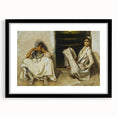 Classic Romantic Paintings: Two Arab Women - Historical Romanticism Canvas