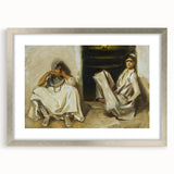 Classic Romantic Paintings: Two Arab Women - Historical Romanticism Canvas