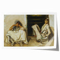 Classic Romantic Paintings: Two Arab Women - Historical Romanticism Canvas
