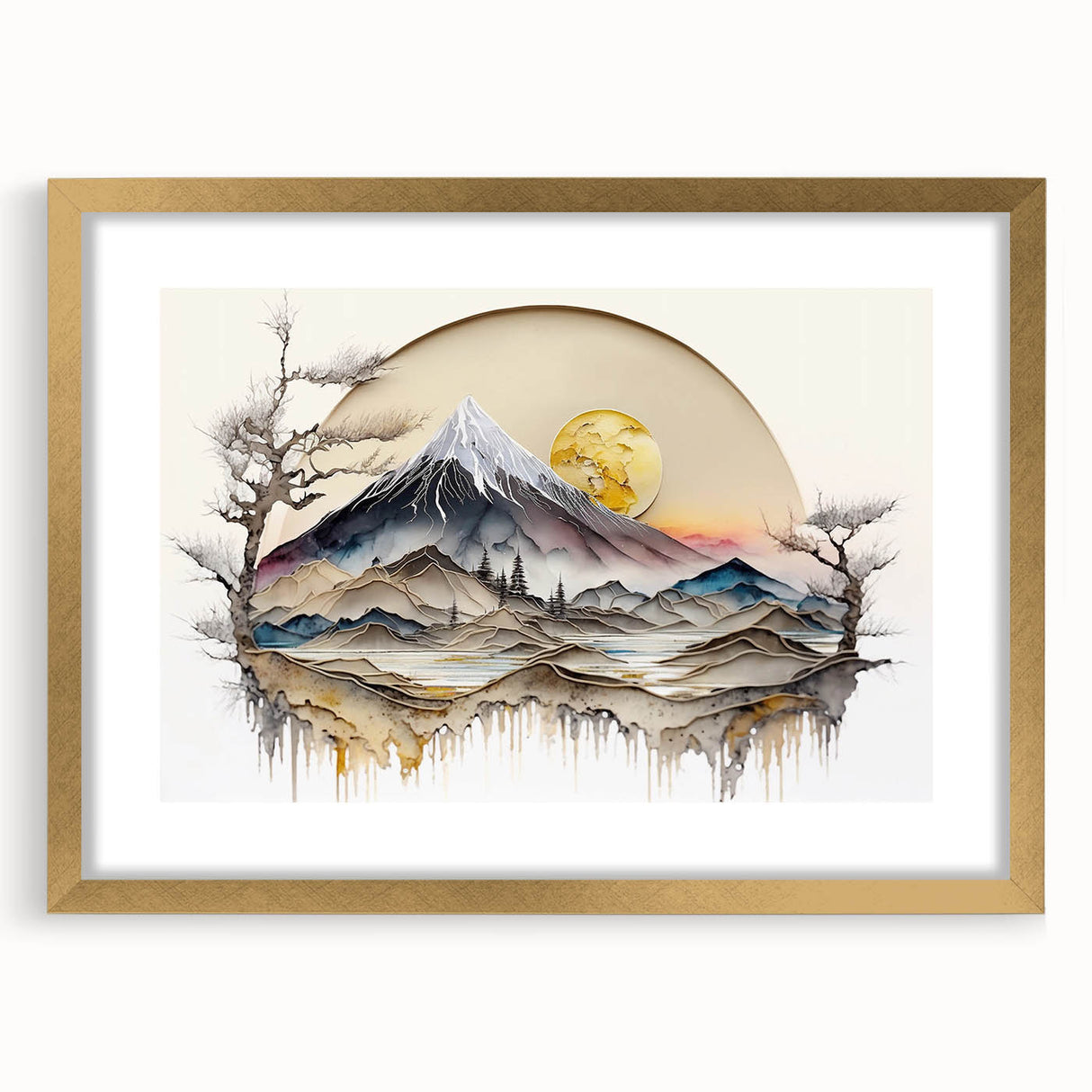 Majestic Mountain Office Wall Art – Modern Corporate Decor