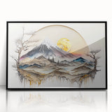 Majestic Mountain Office Wall Art – Modern Corporate Decor