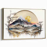 Majestic Mountain Office Wall Art – Modern Corporate Decor