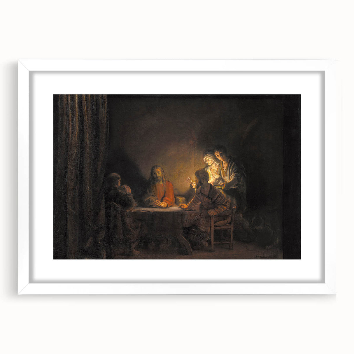 Elegant Baroque Art Print – Classic Antique Art for Home Décor