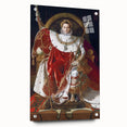Neoclassical Art Print: Napoleon I on His Imperial Throne - Historic Elegance
