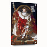 Neoclassical Art Print: Napoleon I on His Imperial Throne - Historic Elegance