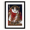 Neoclassical Art Print: Napoleon I on His Imperial Throne - Historic Elegance