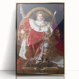 Neoclassical Art Print: Napoleon I on His Imperial Throne - Historic Elegance