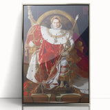 Neoclassical Art Print: Napoleon I on His Imperial Throne - Historic Elegance