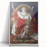 Neoclassical Art Print: Napoleon I on His Imperial Throne - Historic Elegance