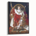 Neoclassical Art Print: Napoleon I on His Imperial Throne - Historic Elegance