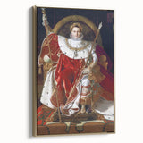Neoclassical Art Print: Napoleon I on His Imperial Throne - Historic Elegance