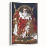 Neoclassical Art Print: Napoleon I on His Imperial Throne - Historic Elegance