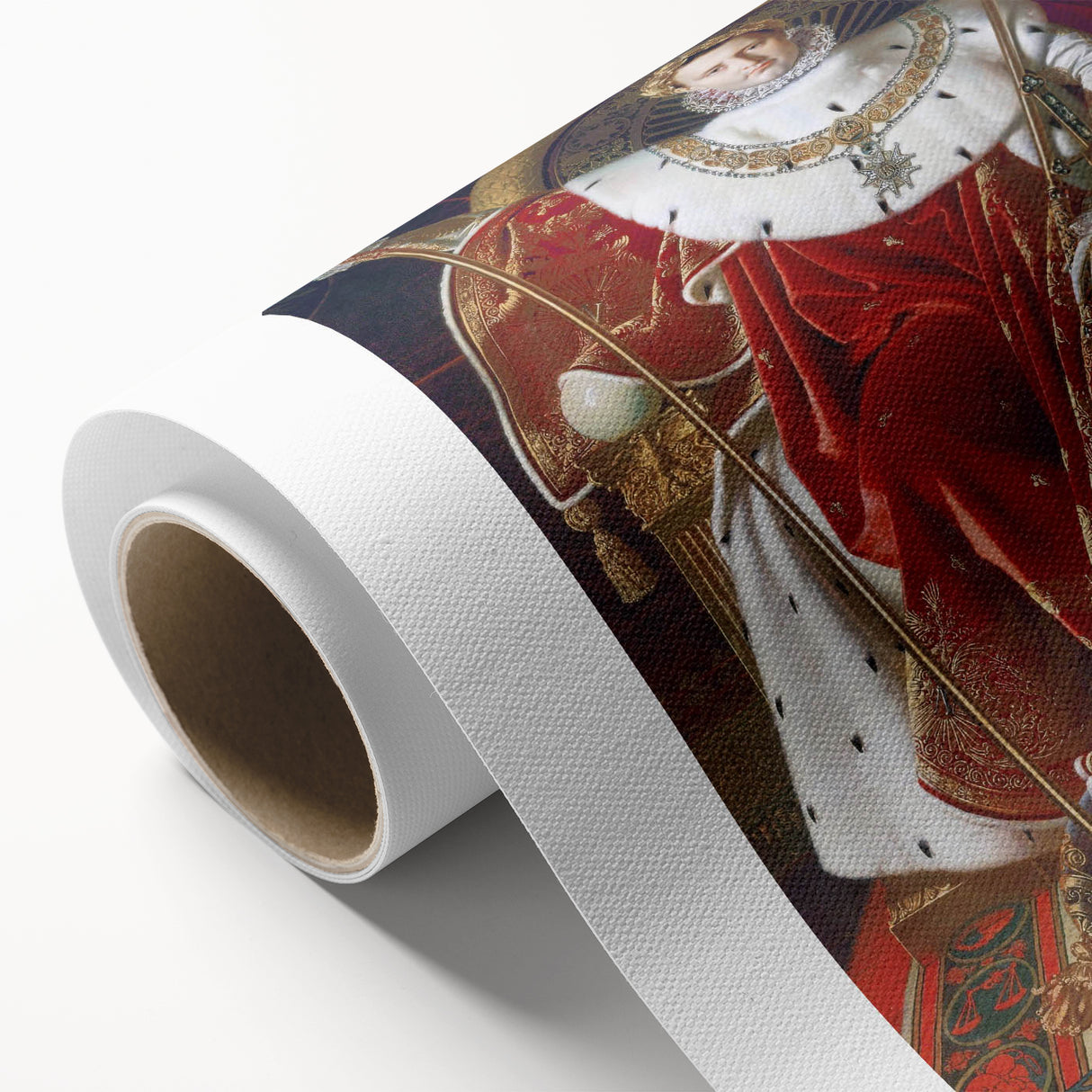 Neoclassical Art Print: Napoleon I on His Imperial Throne - Historic Elegance