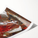 Neoclassical Art Print: Napoleon I on His Imperial Throne - Historic Elegance