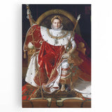 Neoclassical Art Print: Napoleon I on His Imperial Throne - Historic Elegance