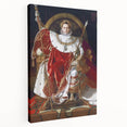 Neoclassical Art Print: Napoleon I on His Imperial Throne - Historic Elegance