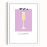 Abstract art print featuring swirling blue and green patterns on a white framed canvas, ideal for dining room decor.