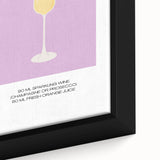 Extra large black wall art featuring textured, colorful food and drink motifs on a framed canvas.