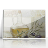 Acrylic print of colorful fruits in art deco style, ideal for modern kitchen decor.