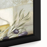 Extra large black canvas with colorful, textured depiction of assorted fruits, ideal for living room decor.
