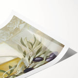 Extra large wall art featuring line art flowers in black on white, rolled print, ideal for large living room decor.