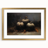 Spooky Wall Art - Dark Gothic Pumpkin Still Life