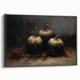 Spooky Wall Art - Dark Gothic Pumpkin Still Life
