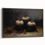 Spooky Wall Art - Dark Gothic Pumpkin Still Life