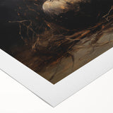 Spooky Wall Art - Dark Gothic Pumpkin Still Life