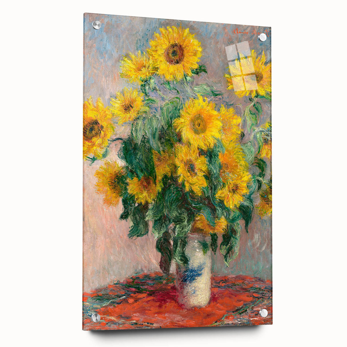 Claude Monet's Bouquet of Sunflowers - Vibrant Impressionist Floral Art