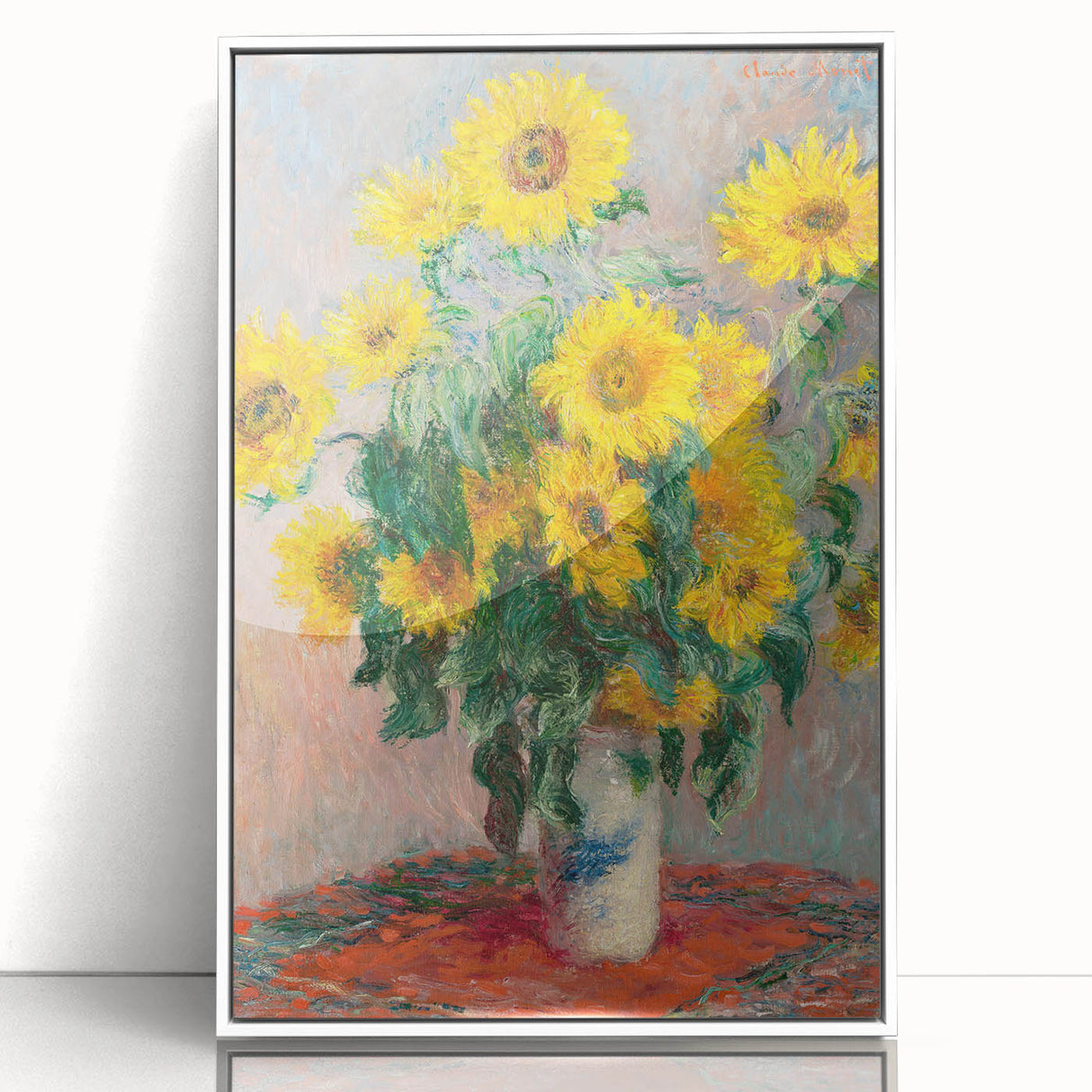 Claude Monet's Bouquet of Sunflowers - Vibrant Impressionist Floral Art