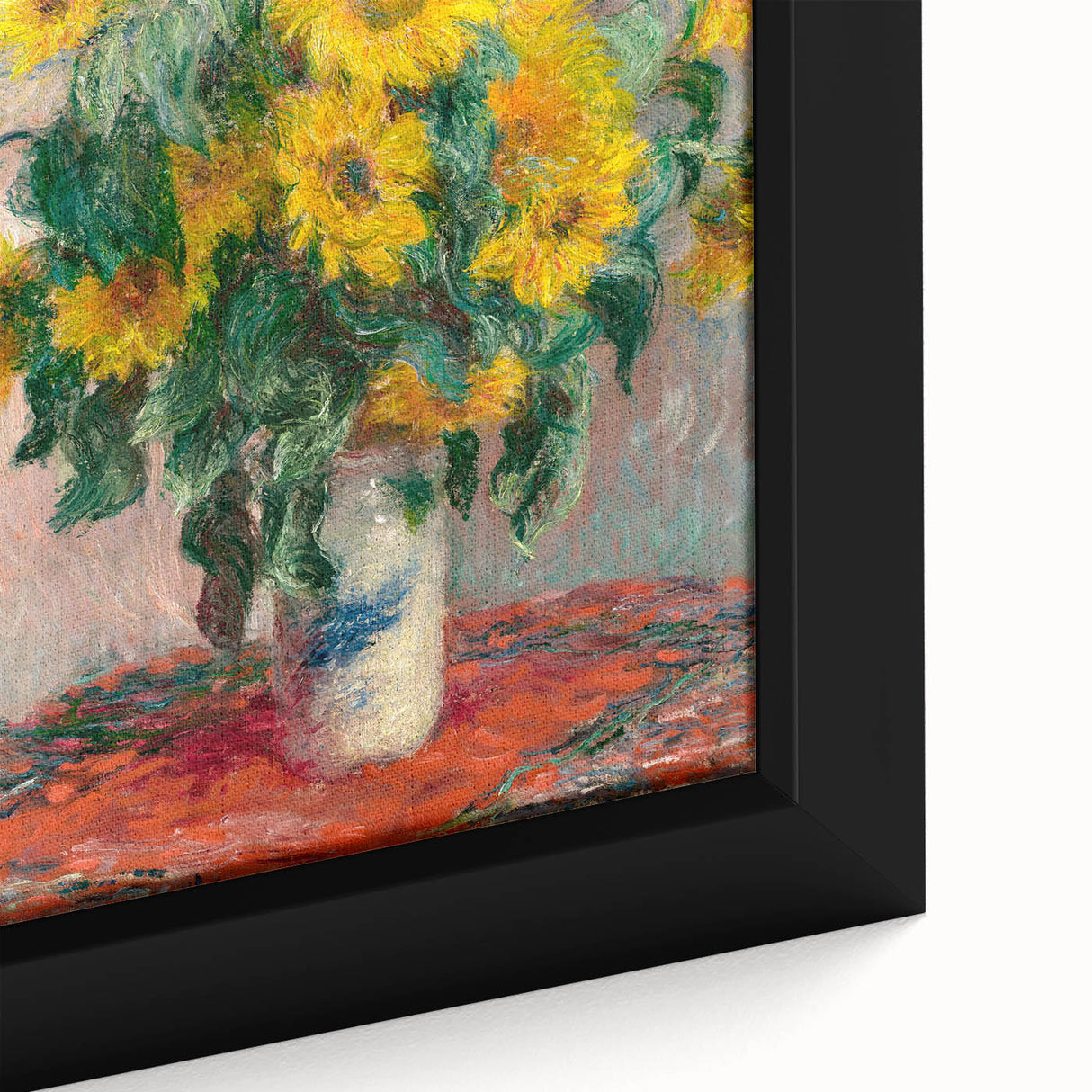 Claude Monet's Bouquet of Sunflowers - Vibrant Impressionist Floral Art