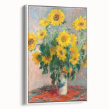 Claude Monet's Bouquet of Sunflowers - Vibrant Impressionist Floral Art