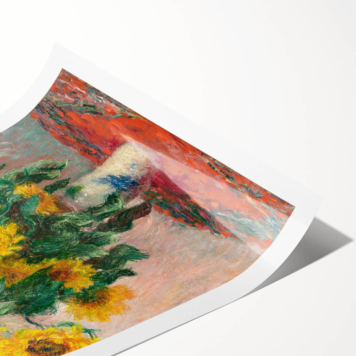 Claude Monet's Bouquet of Sunflowers - Vibrant Impressionist Floral Art