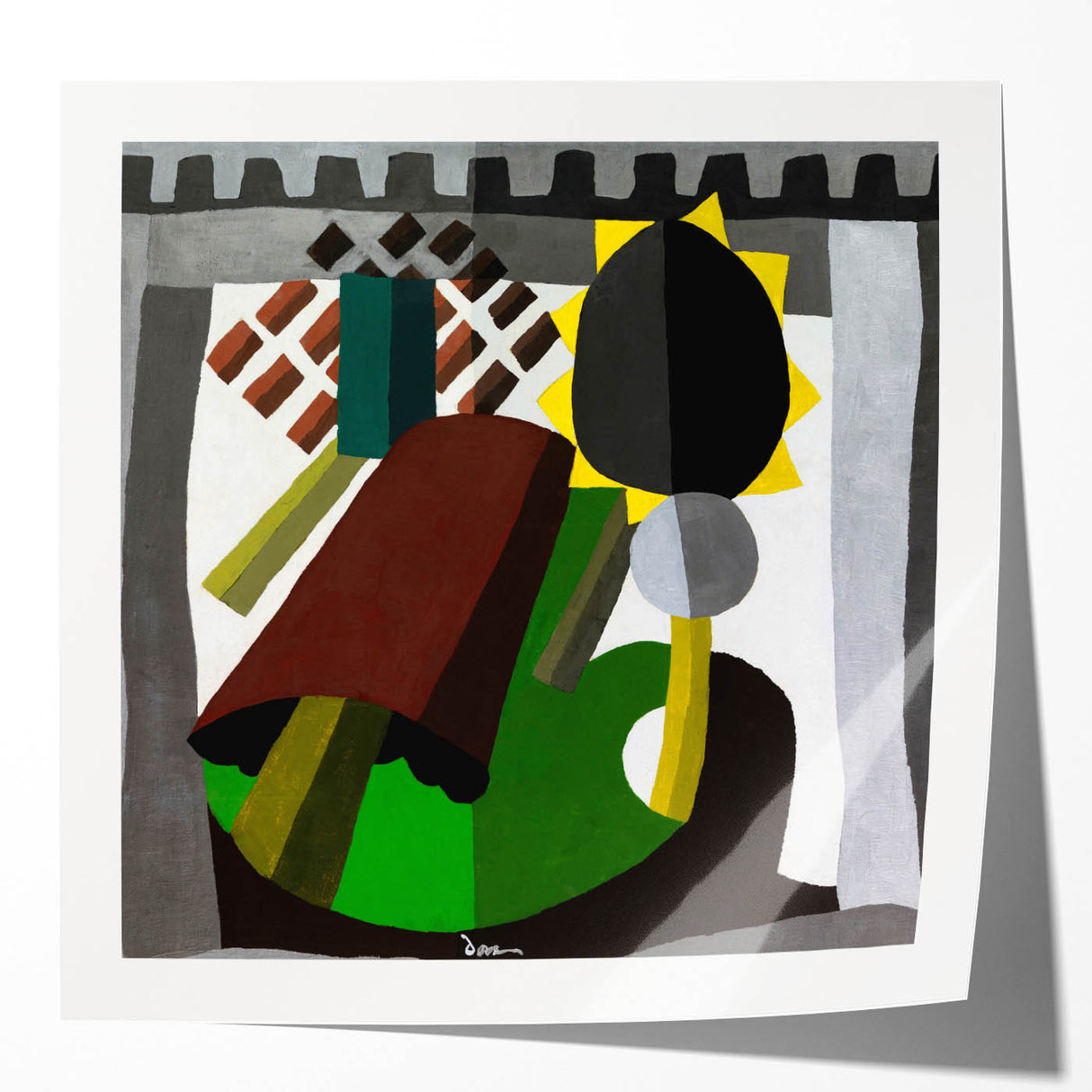 Modern Wall Art Print - Abstract Inn Composition - Bold Contemporary Decor