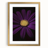 Extra large abstract art print featuring textured floral designs in soft pastel shades on a gold-framed canvas.