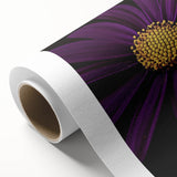 Art deco poster of stylized florals in soft pastel colors on rolled canvas, suitable for nursery wall art.