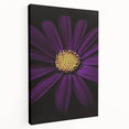 Close-up floral image on stretched canvas with vivid green and pink tones, suitable for kitchen wall art.