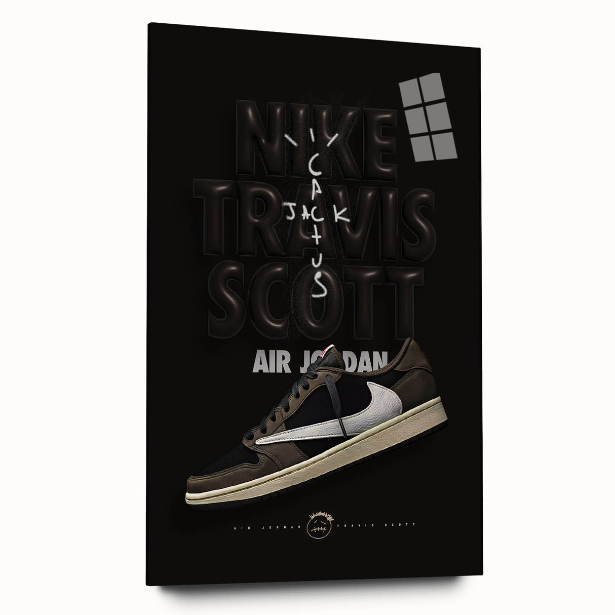 Nike x Travis Scott Cactus Jack Air Jordan Pop Art Wall Art