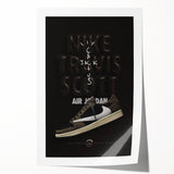 Nike x Travis Scott Cactus Jack Air Jordan Pop Art Wall Art