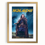 Retro Highlander Poster Art - Vintage Fantasy Action Movie Prints