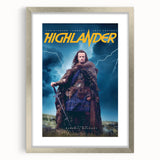 Retro Highlander Poster Art - Vintage Fantasy Action Movie Prints