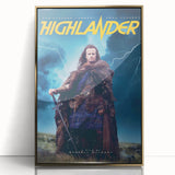 Retro Highlander Poster Art - Vintage Fantasy Action Movie Prints
