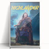 Retro Highlander Poster Art - Vintage Fantasy Action Movie Prints